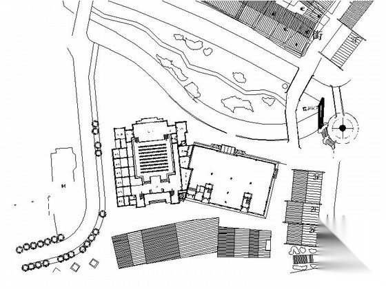 [湖南郴州]某四合院戏楼建筑方案图施工图下载【ID:166084150】