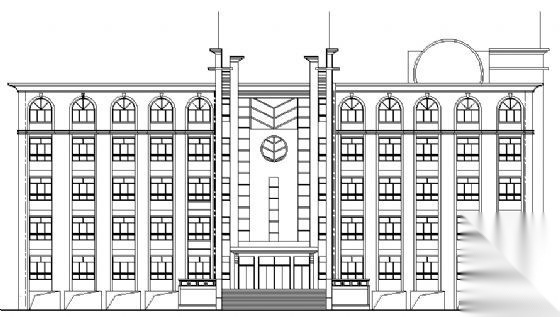 某中学综合楼设计图cad施工图下载【ID:151578138】