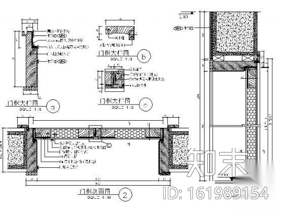 [苏州]洲际酒店电梯厅施工图cad施工图下载【ID:161989154】