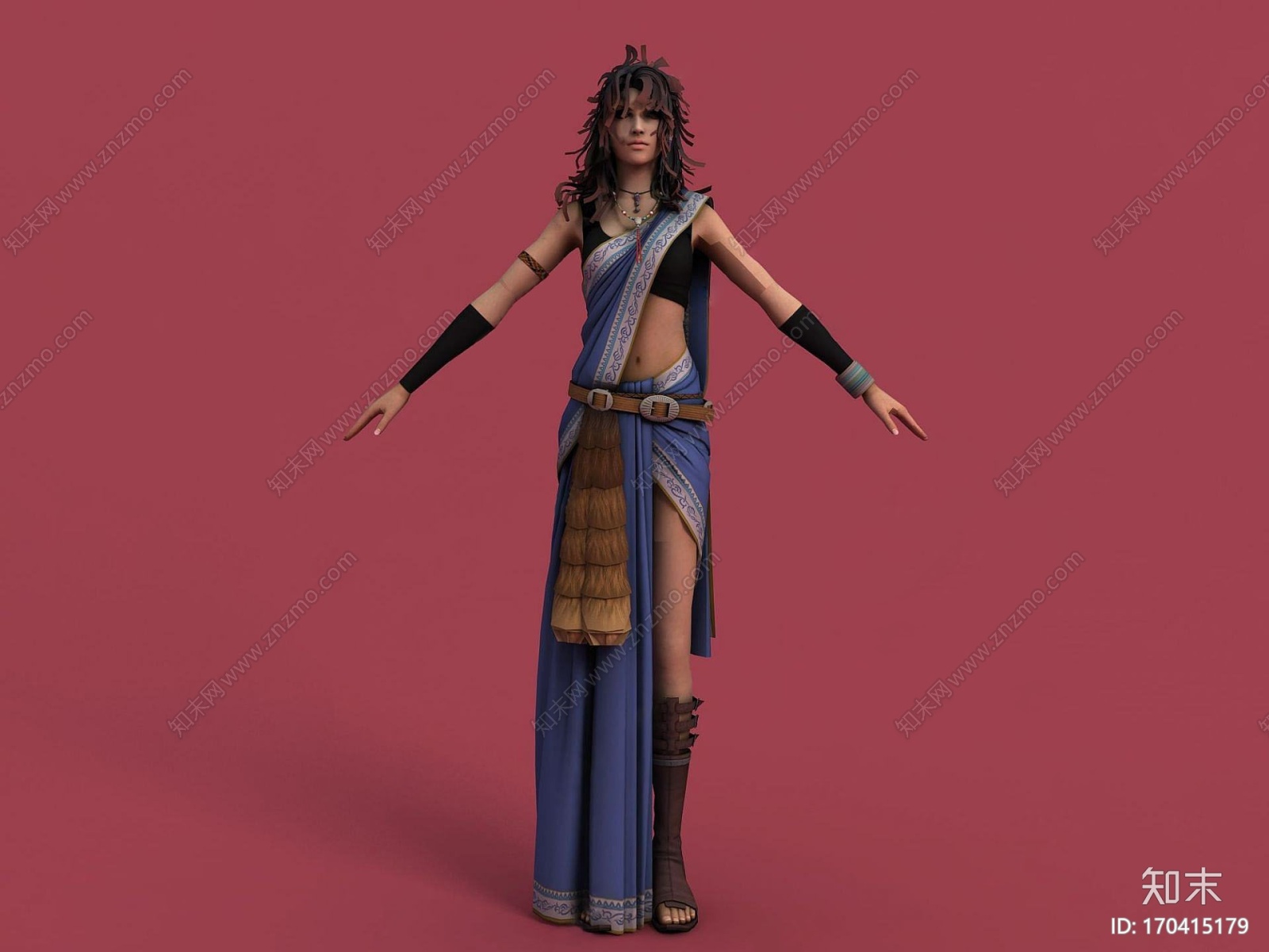 现代3D最终幻想CG模型下载【ID:170415179】