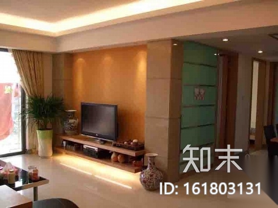 简约现代风格三居室装修施工图（含实景）cad施工图下载【ID:161803131】