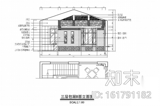 [九江]湖边花园小区底商休闲茶楼装修图施工图下载【ID:161791182】