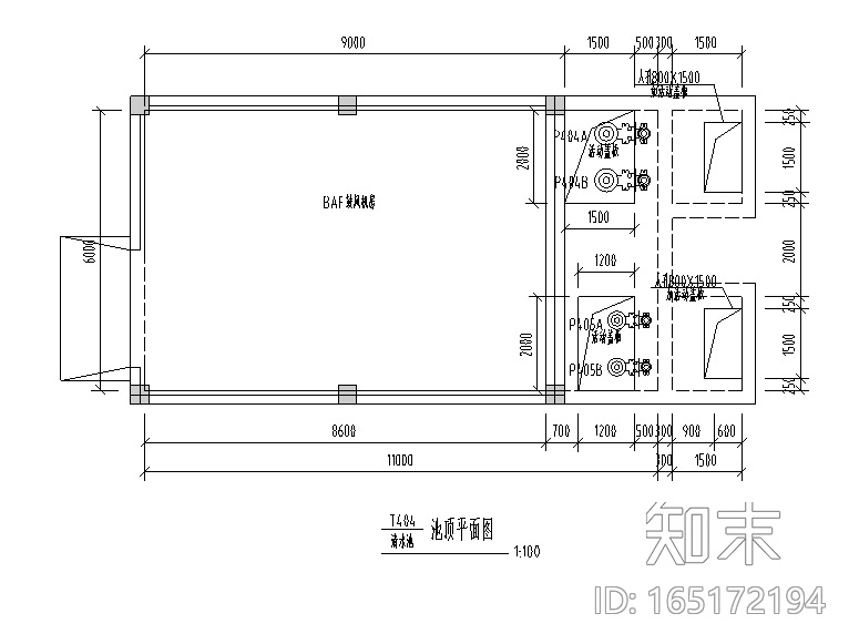 甲醇生产综合废水和生活污水综合处理厂给排水施工图（C...cad施工图下载【ID:165172194】