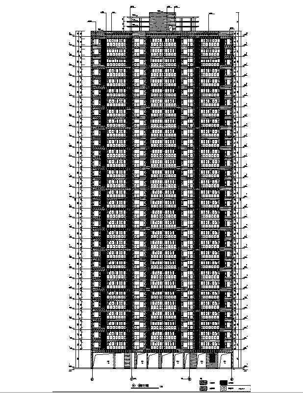 [广东]国际知名设计院住宅及商业网点、幼儿园施工图（...cad施工图下载【ID:149557163】