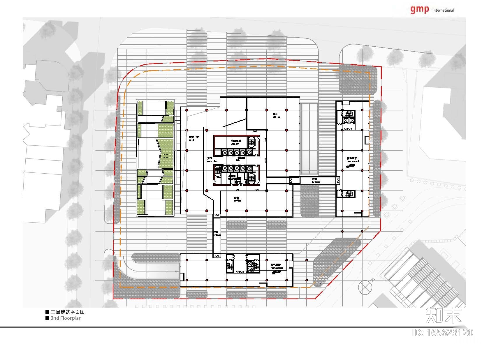 [上海]世博园概念办公楼方案设计（国际知名事务所）cad施工图下载【ID:165623120】