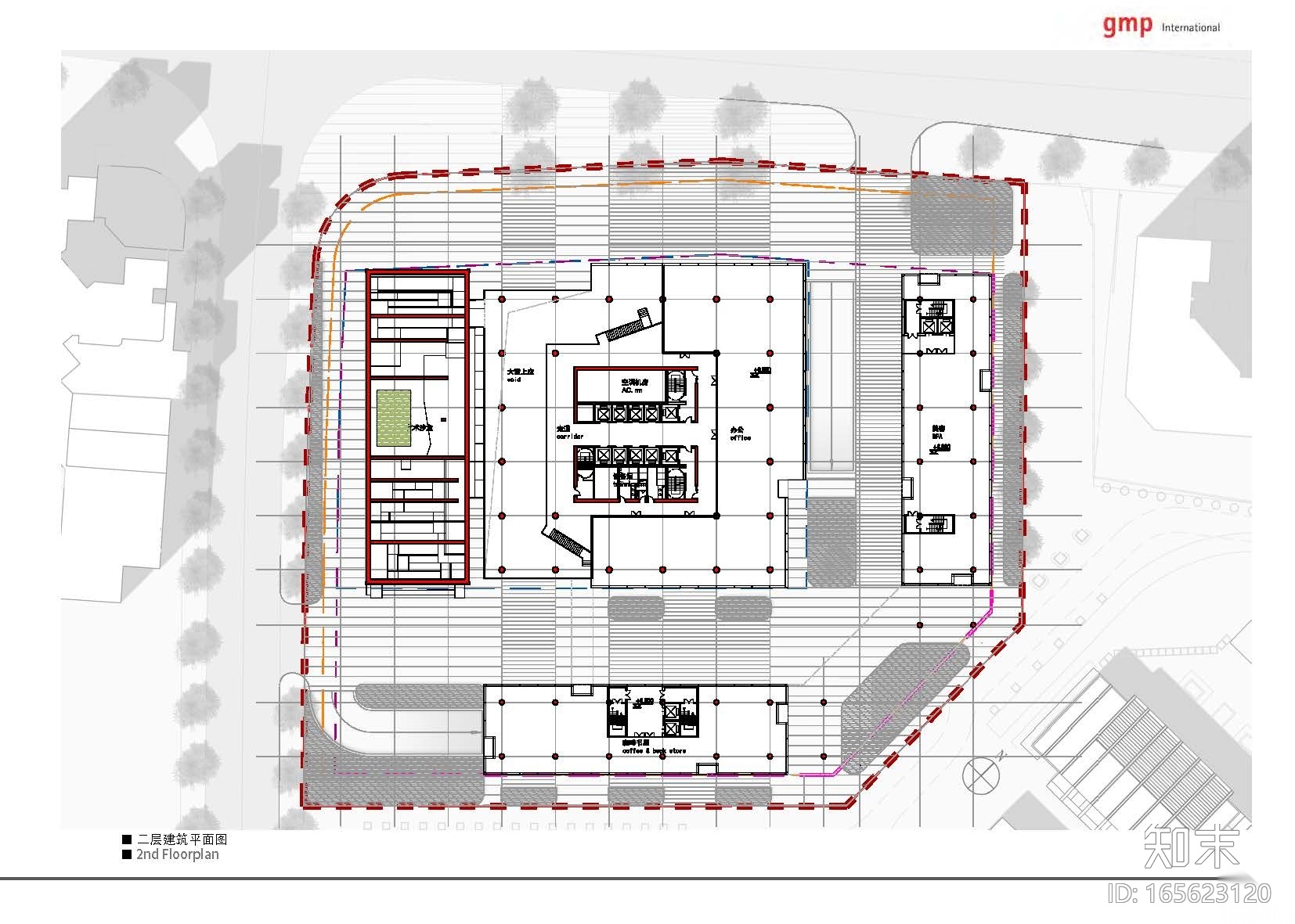 [上海]世博园概念办公楼方案设计（国际知名事务所）cad施工图下载【ID:165623120】