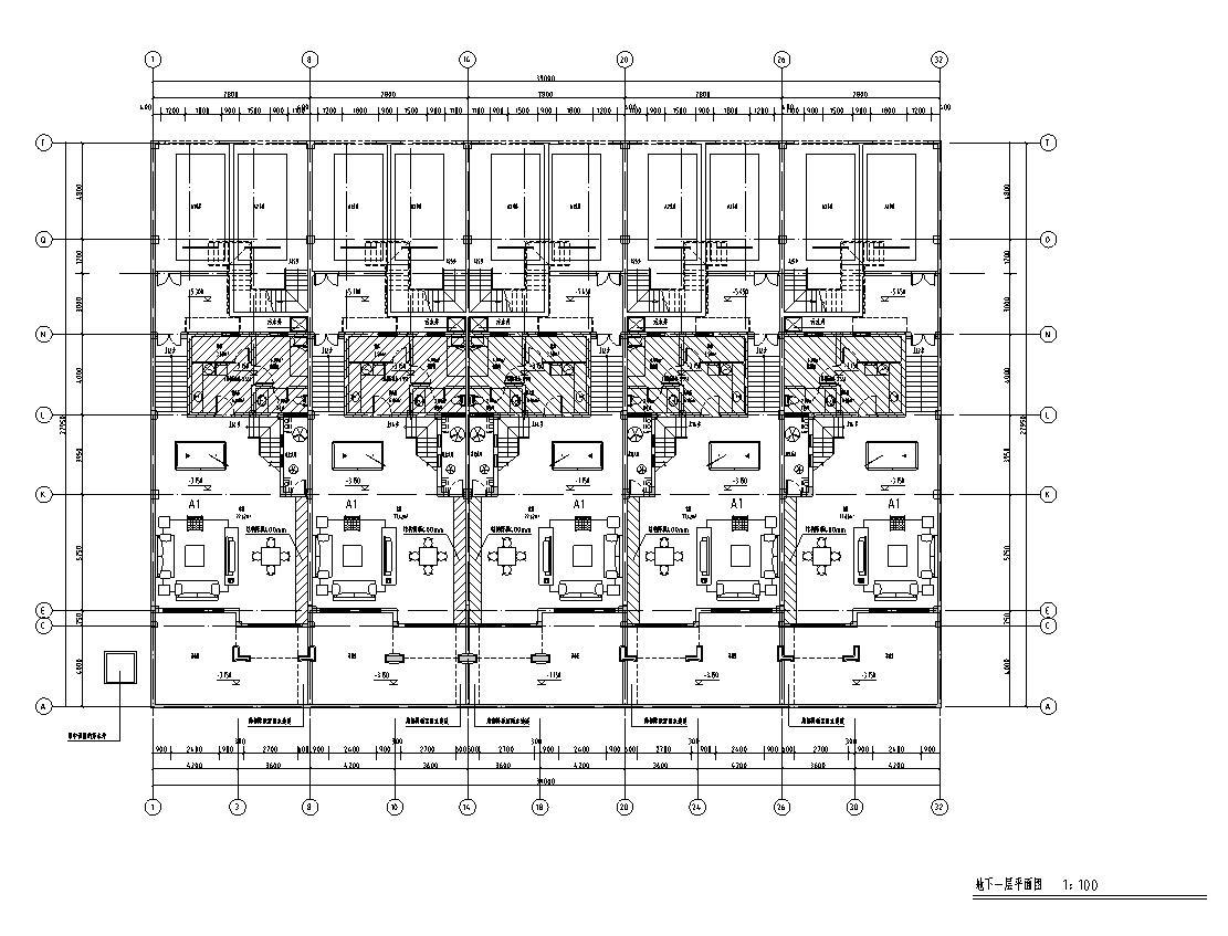 [山东]临沂北城新区新中式风格居住区建筑施工图设计cad施工图下载【ID:150003193】