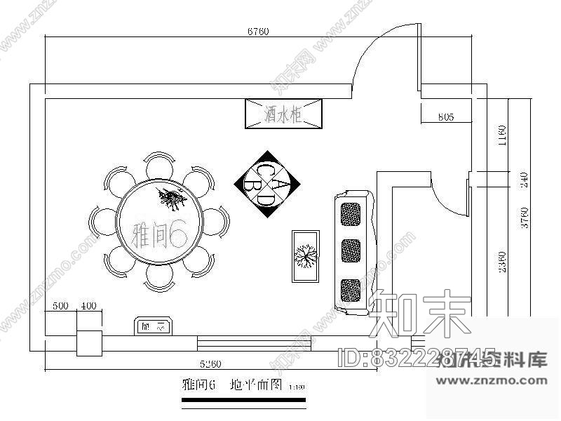 图块/节点包房装修详图cad施工图下载【ID:832228745】