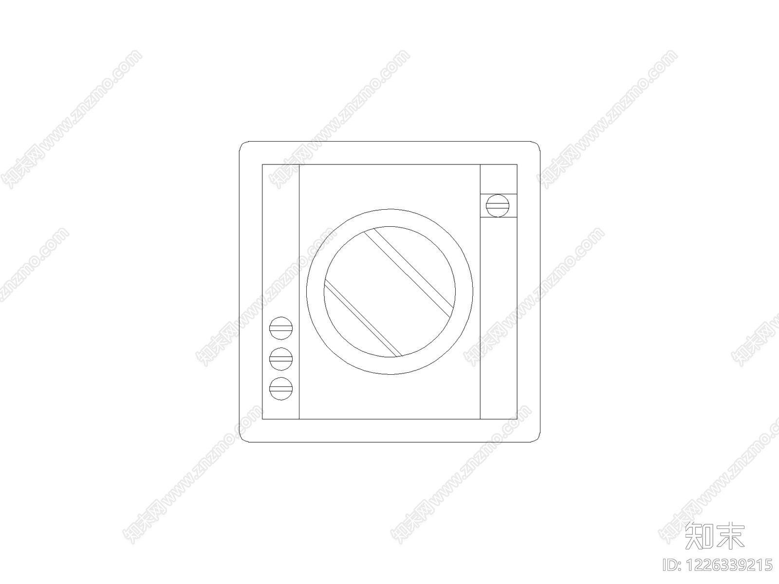现代厨房设施CAD图纸