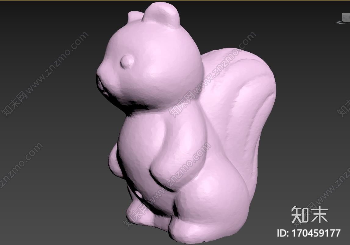 胖松鼠3d打印模型下载【ID:170459177】
