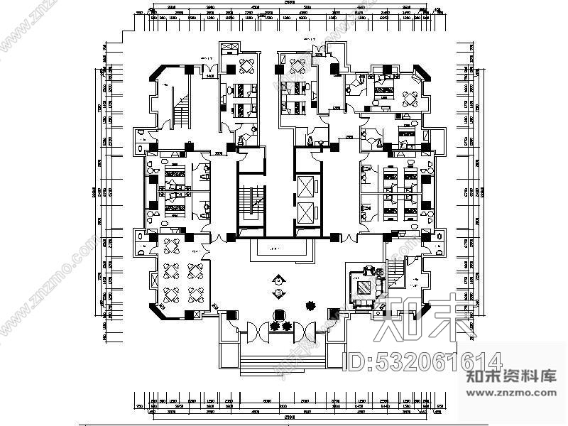 施工图重庆某宾馆设计图含效果cad施工图下载【ID:532061614】