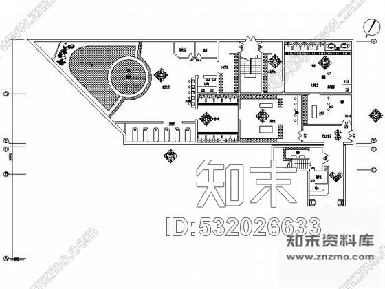 施工图内蒙高级现代酒店洗浴中心室内装修施工图(含效果)施工图下载【ID:532026633】