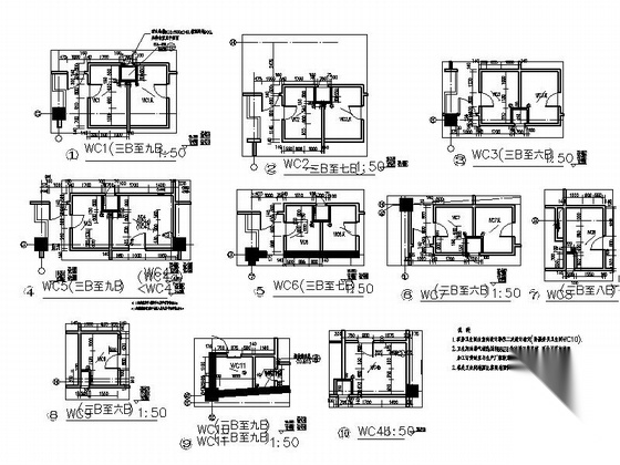 [北京]九层滑雪世界配套会议中心建筑施工图施工图下载【ID:167376190】