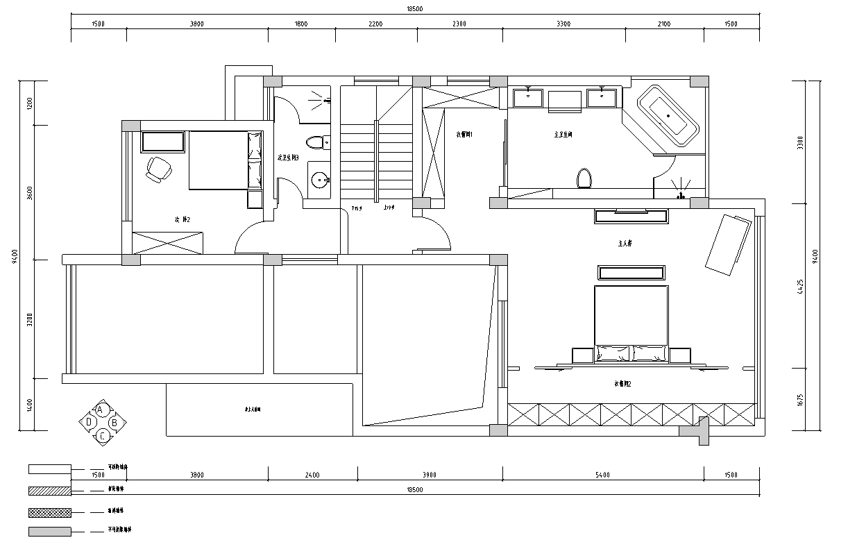 [浙江]某花园别墅室内装修施工图（含实景图）cad施工图下载【ID:161782172】