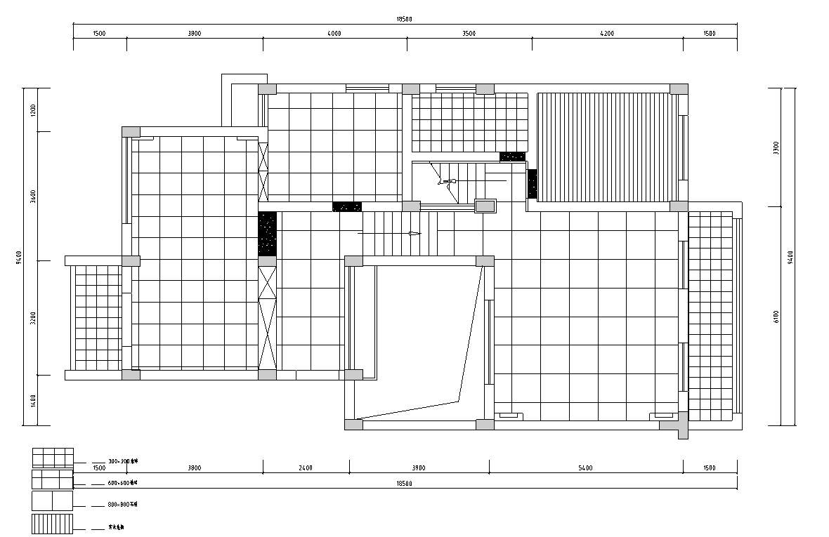 [浙江]某花园别墅室内装修施工图（含实景图）cad施工图下载【ID:161782172】