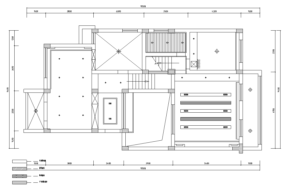 [浙江]某花园别墅室内装修施工图（含实景图）cad施工图下载【ID:161782172】