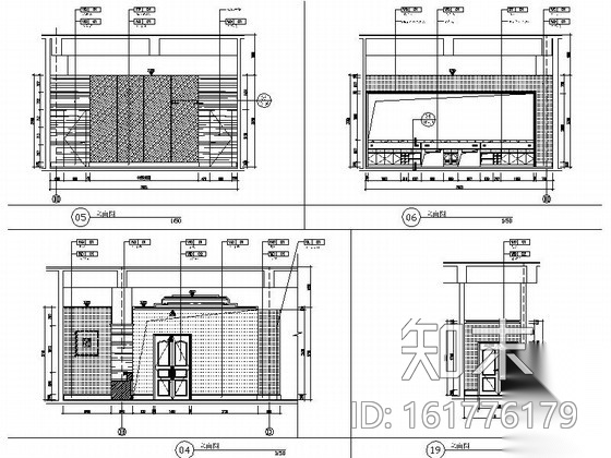 [苏州]工业园商业中心高档现代五星级商务酒店装修施工...cad施工图下载【ID:161776179】