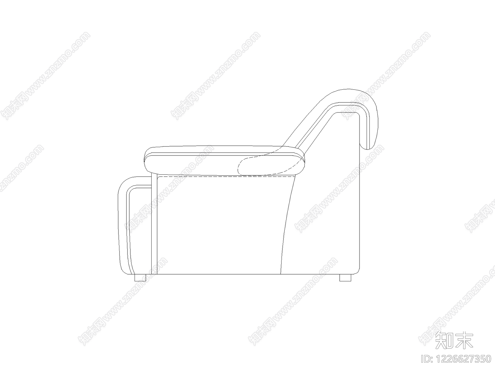 现代,意式沙发CAD图纸
