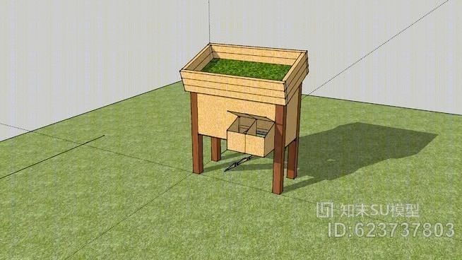 花园鸡舍SU模型下载【ID:623737803】