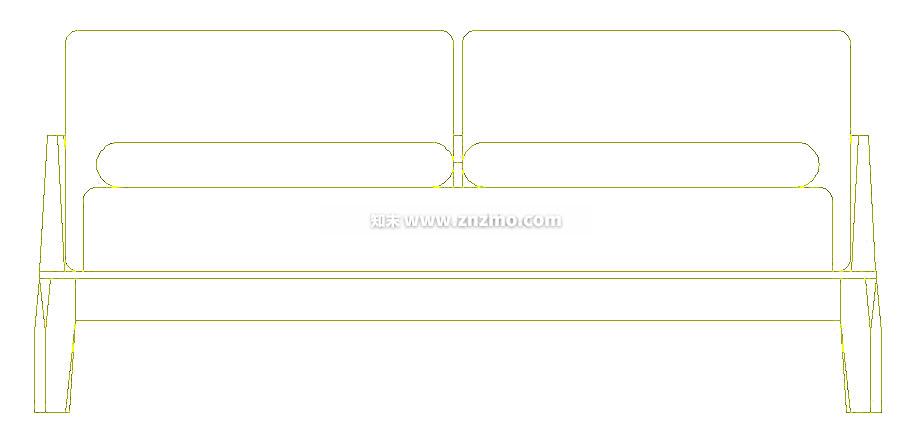 双人床cad施工图下载【ID:178350146】