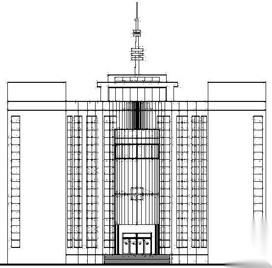 某机关办公大楼方案设计cad施工图下载【ID:149945109】