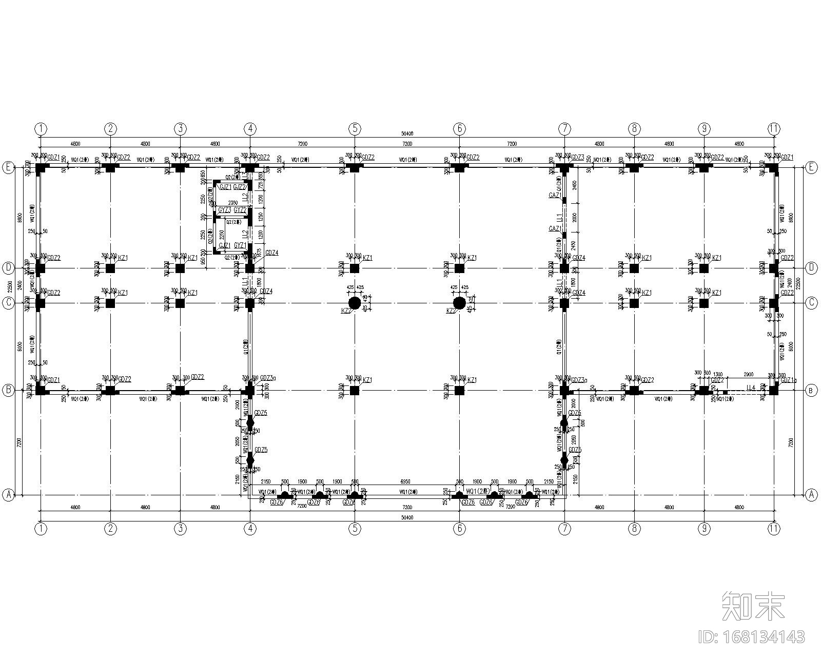 软件办公楼施工图下载【ID:168134143】