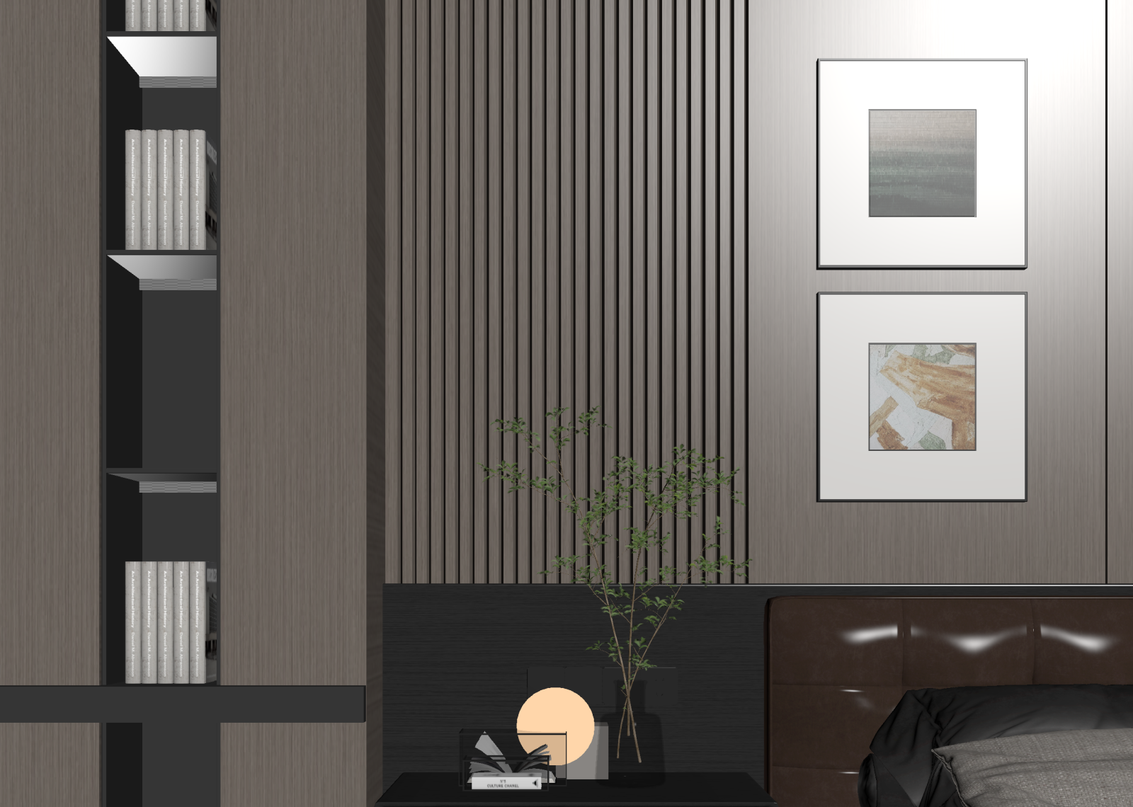 现代酒店客房3D模型下载【ID:1215171538】