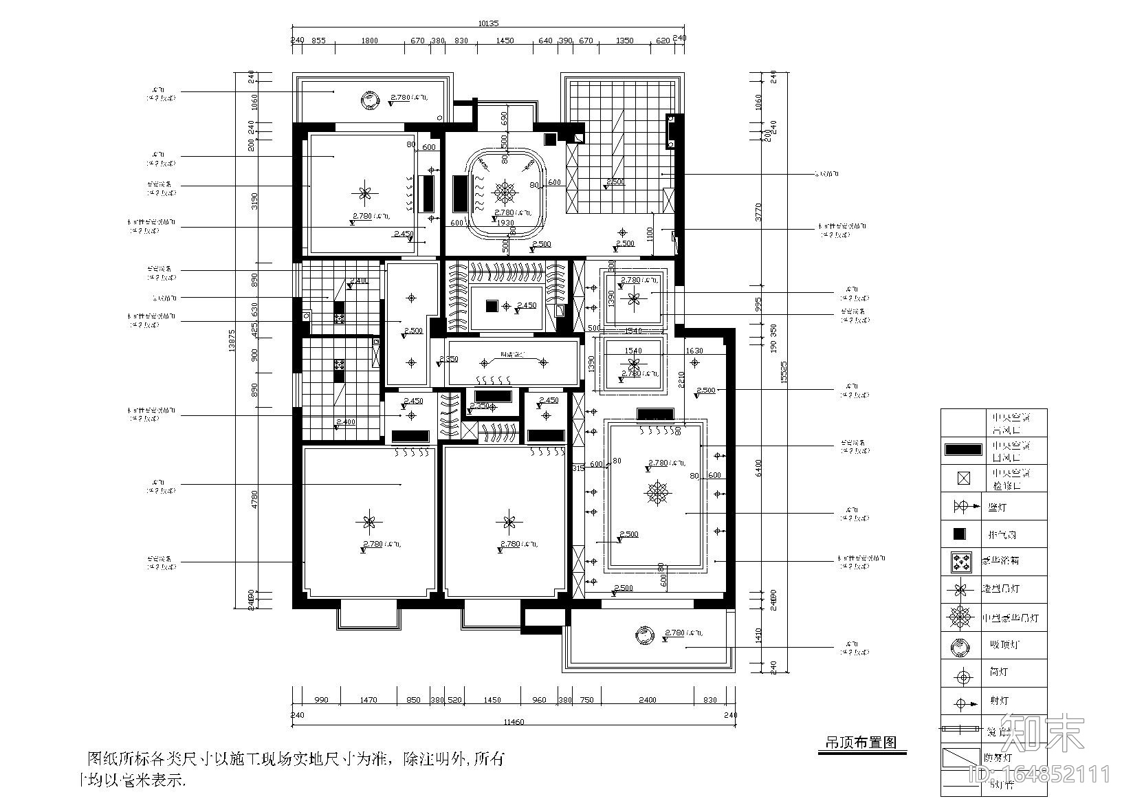 [学生]-毕业设计住宅施工图( 一）+报价表cad施工图下载【ID:164852111】
