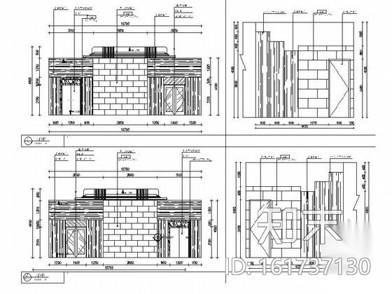 [北京]精品现代历史悠久酿酒厂室内装修施工图（含方案）cad施工图下载【ID:161737130】