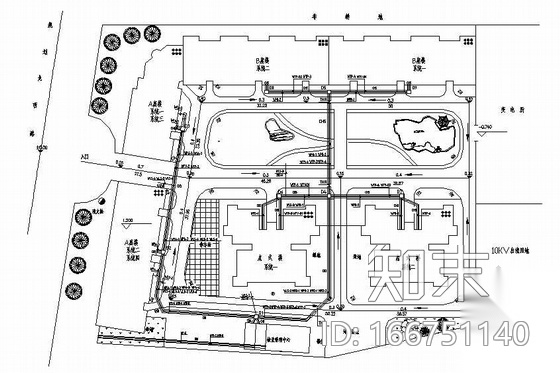 某住宅小区室外综合管线电气图cad施工图下载【ID:166751140】