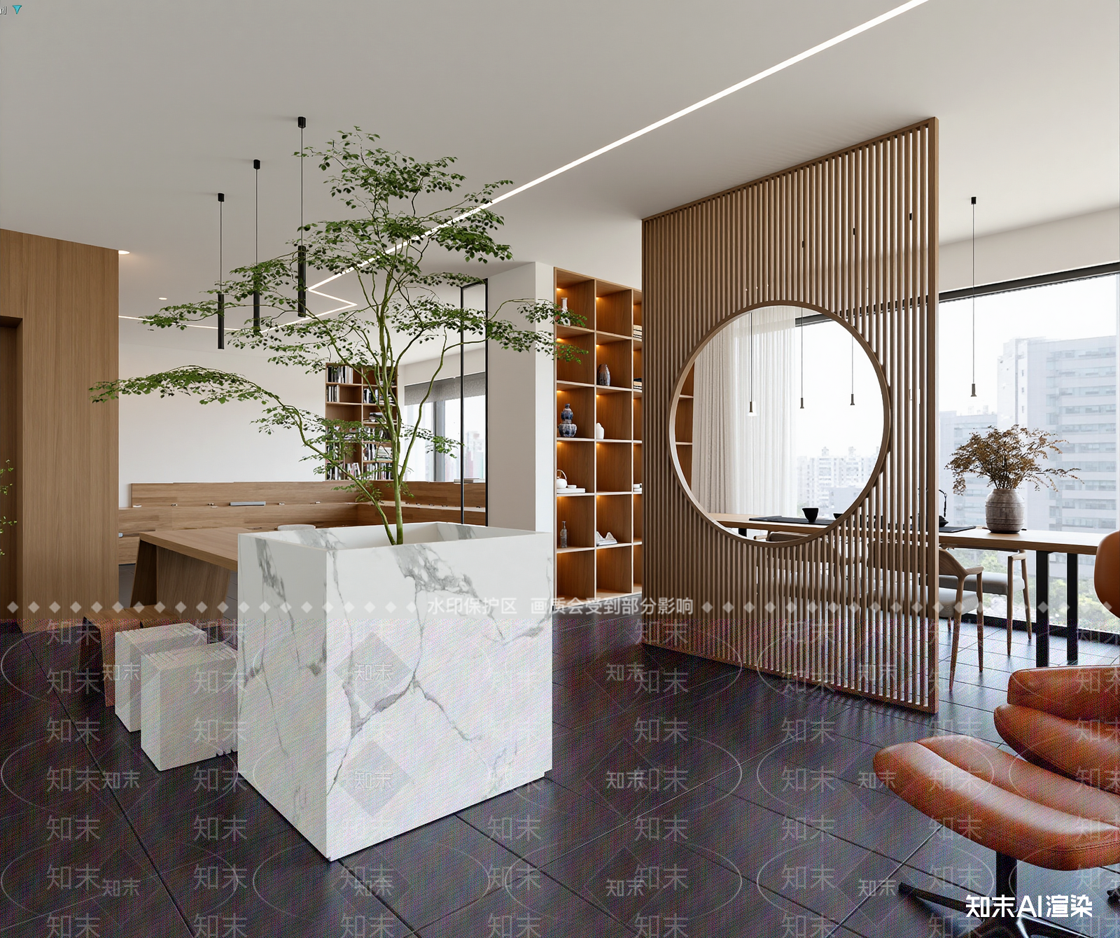 现代咖啡厅3D模型下载【ID:1215153131】