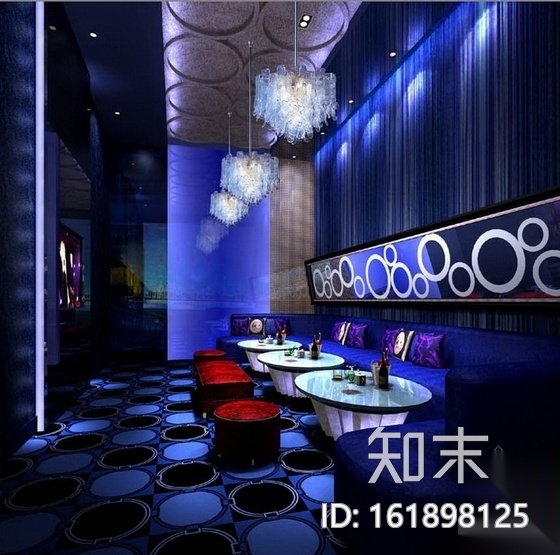 [广东]国际休闲酒店现代KTV包间装修施工图（含效果）cad施工图下载【ID:161898125】