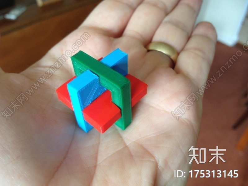 三板的碳立方体拼图3d打印模型下载【ID:175313145】