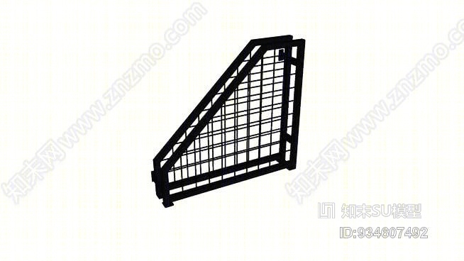 楼梯下酒柜SU模型下载【ID:934607492】
