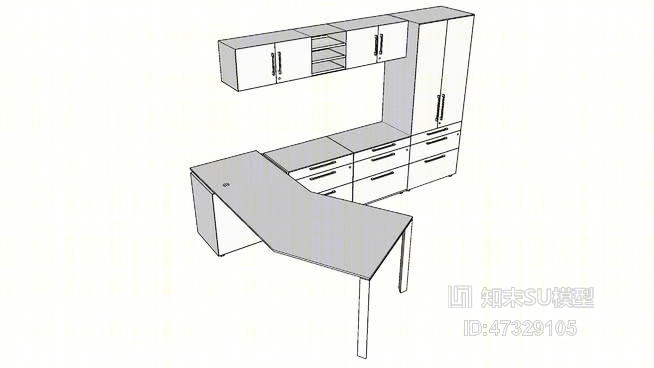 橱柜SU模型下载【ID:47329105】