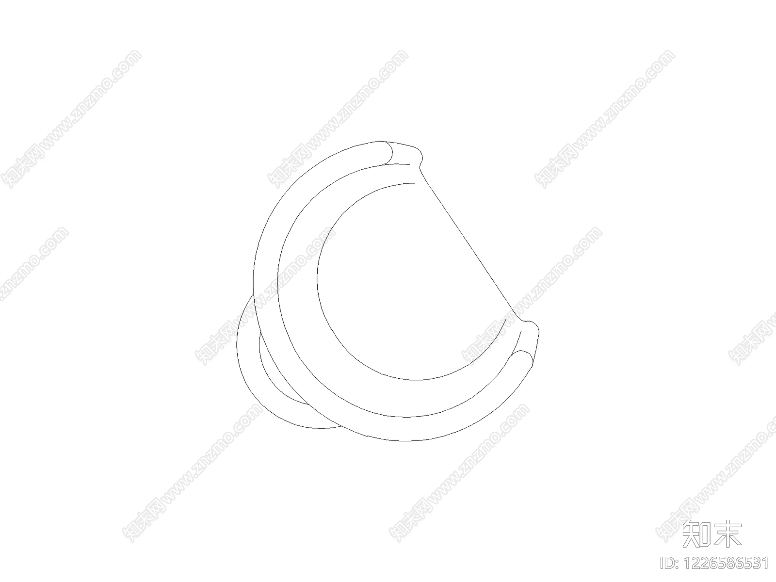 现代装饰线条CAD图纸