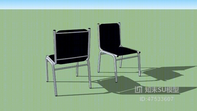 办公椅SU模型下载【ID:919220941】