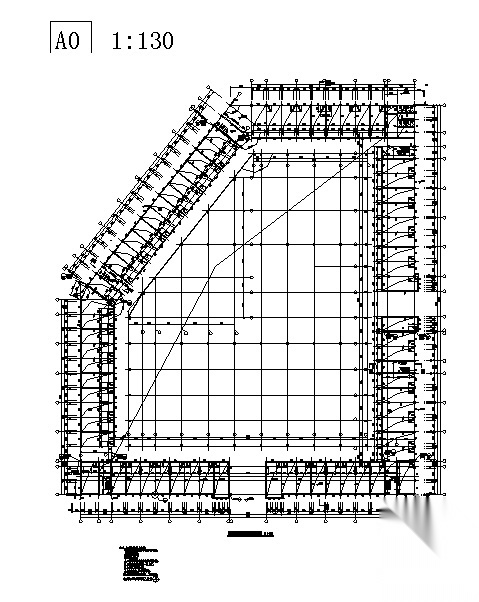 [东莞市石碣镇]某经济联合社农贸市场建筑施工套图（200...cad施工图下载【ID:165138183】