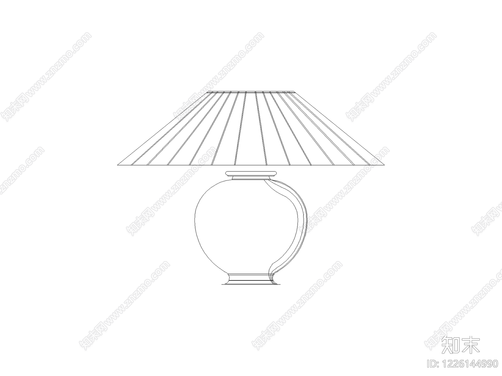 灯具图块cad施工图下载【ID:1226144990】