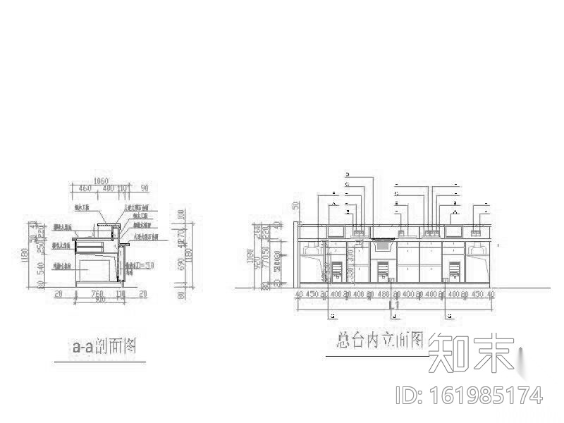 [郑州]某快捷酒店装饰装修图cad施工图下载【ID:161985174】