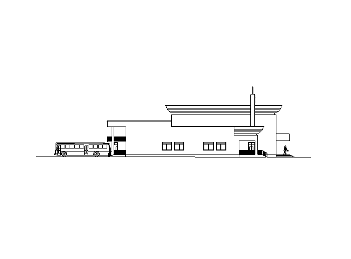 二级公路客运站建筑施工图施工图下载【ID:160733126】