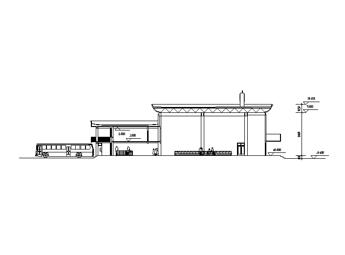 二级公路客运站建筑施工图施工图下载【ID:160733126】