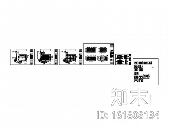 时尚KTV大包厢室内装修设计图cad施工图下载【ID:161808134】