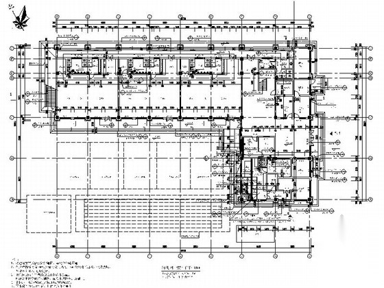 [四川]欧式风格二层6班幼儿园建筑施工图（知名设计院）cad施工图下载【ID:165405154】