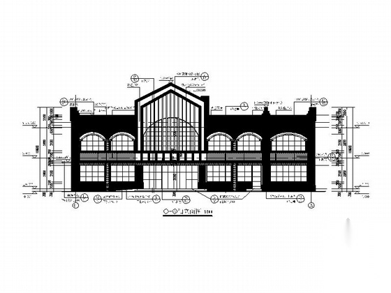 [四川]欧式风格二层6班幼儿园建筑施工图（知名设计院）cad施工图下载【ID:165405154】