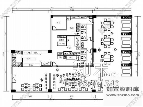 施工图某新中式百年快餐老店施工图含效果施工图下载【ID:532001540】