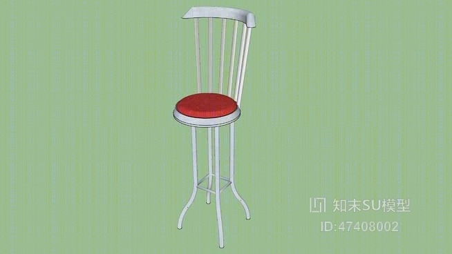 吧椅SU模型下载【ID:117944171】