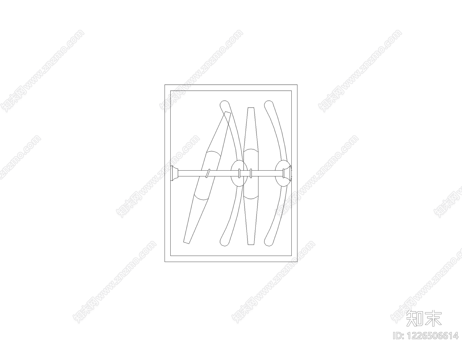 背景墙cad施工图下载【ID:1226506614】