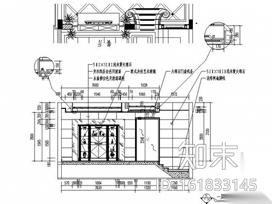 [浙江]某花园别墅奢华欧式全套装修图（含效果）施工图下载【ID:161833145】