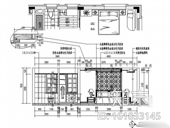 [浙江]某花园别墅奢华欧式全套装修图（含效果）施工图下载【ID:161833145】